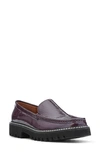 Donald Pliner Hope Platform Loafer In Vino