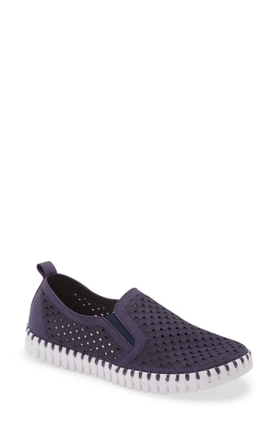 Ilse Jacobsen Tulip Slip-on Trainer In Navy