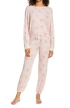 Honeydew Intimates Star Seeker Brushed Jersey Pajamas In Utopia Dandelions