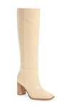 Sam Edelman Olly Knee High Boot In Eggshell
