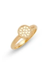 ANNA BECK DISC DOME RING,RG10206-GLD