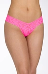 Hanky Panky Low Rise Thong In Atomic Pink