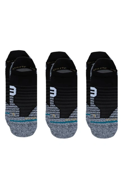 Stance Assorted 3-pack Versa Tab No-show Socks In Black