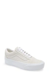 Vans Old Skool Platform Sneaker In Marshmallow