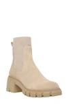 Steve Madden Hayle Platform Chelsea Boot In Sand Suede