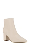 Marc Fisher Jojo Pointed Toe Bootie In Chic Cream Leather