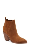 Marc Fisher Gadri Pointed Toe Bootie In Rhum Suede