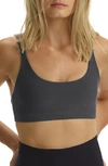 Commando Butter Yoga Bralette In Asphalt