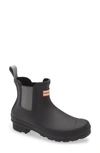 Hunter Original Waterproof Chelsea Rain Boot In Black