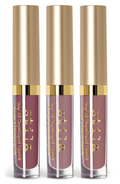 Stila Bold & Bare Stay All Day® Liquid Lipstick Set $36 Value