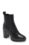 Tory Burch Chelsea 70mm Lug Bootie In Perfect Black/perfect Black