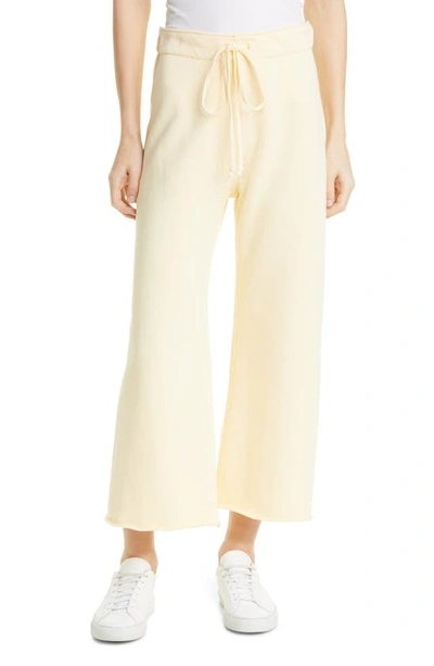 Nili Lotan Kiki Sweatpants In Pale Yellow