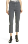 Nili Lotan Montauk Crop Pants In Slate