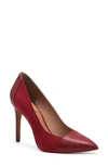 Jessica Simpson Poali Pointed Toe Pump In Wicked Red