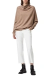 ALLSAINTS RIDLEY FUNNEL NECK WOOL & CASHMERE SWEATER,WK153M