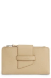 Allsaints Ray Leather Wallet In Caramel