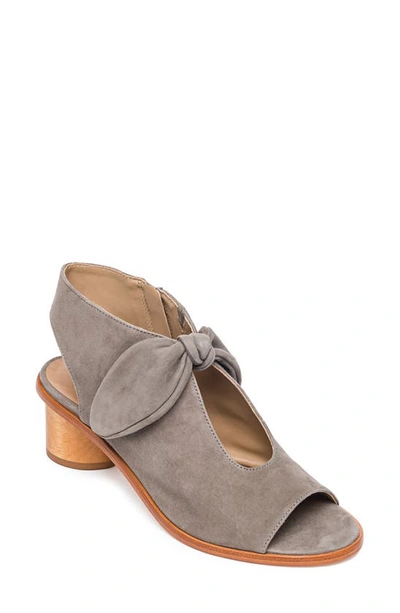 Bernardo Luna Sandal In Dusk Grey Suede