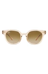 Ray Ban 50mm Cat Eye Sunglasses In Light Brown/ Gradient Brown