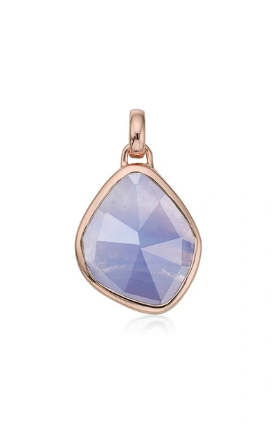 Monica Vinader Siren Nugget Pendant Charm (online Trunk Show) In 18ct Rose Gold On Sterling