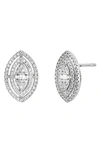 BONY LEVY MIKA DOUBLE HALO MARQUISE DIAMOND CLUSTER EARRINGS,EE517202W