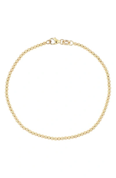 Bony Levy 14k Gold Beaded Bracelet In 14ky
