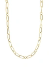 Bony Levy 14k Double Chain Link Necklace In 14k Yellow Gold