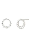 Bony Levy Liora Diamond Frontal Stud Earrings In 18k White Gold