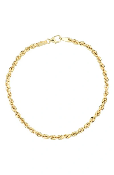 Bony Levy 14k Gold Medium Rope Chain Bracelet In 14k Yellow Gold