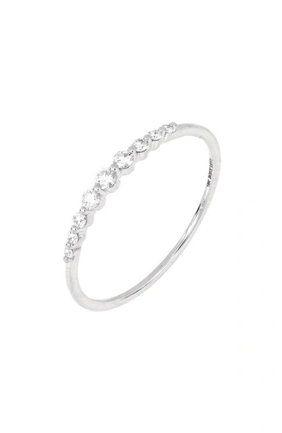 Bony Levy Audrey Diamond Stacking Ring In 18kw