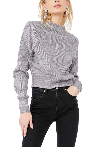 Free People Too Good Sweater In Steel Gray