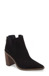 Vince Camuto Welland Bootie In Black Suede