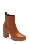 Tory Burch Chelsea 70mm Lug Bootie In Blanched Almond