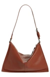 ALLSAINTS EDBURY LEATHER SHOULDER BAG,WB072X