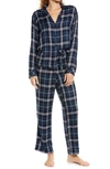 Rails Clara Long Sleeve Pajama Set In Spruce White