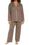 Nordstrom Lingerie Moonlight Pajamas In Brown Brownie Animal Prints