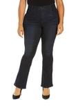 Wit & Wisdom Ab-solution High Waist Itty Bitty Bootcut Jeans In Indigo