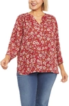 Curves 360 By Nydj Perfect Blouse In Kelsey Blossoms