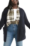 Madewell Coziest Yarn Kent Cardigan In Heather Midnight