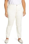 Lafayette 148 Thompson Primo Denim Jeans In Ecru