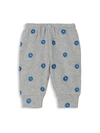 STELLA MCCARTNEY BABY GIRL'S EMBROIDERED DAISIES COTTON-FLEECE JOGGERS,400014327336