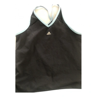 Pre-owned Adidas Originals Black Polyester Top
