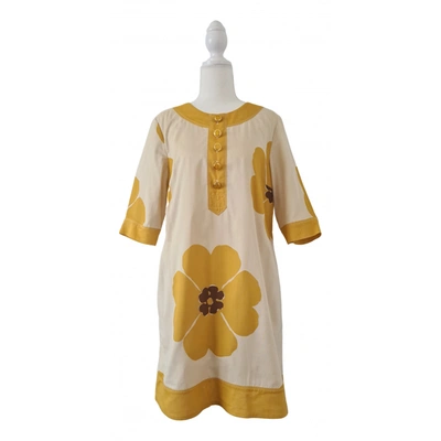 Pre-owned Marc By Marc Jacobs Mini Dress In Yellow