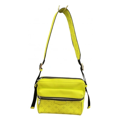 Pre-owned Louis Vuitton Outdoor Cloth Bag In Yellow