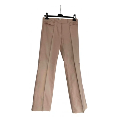 Pre-owned Vanessa Bruno Straight Pants In Pink
