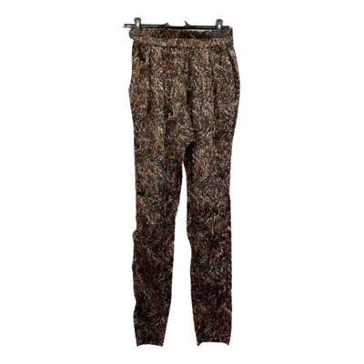 Pre-owned Isabel Marant Étoile Silk Harem In Multicolour