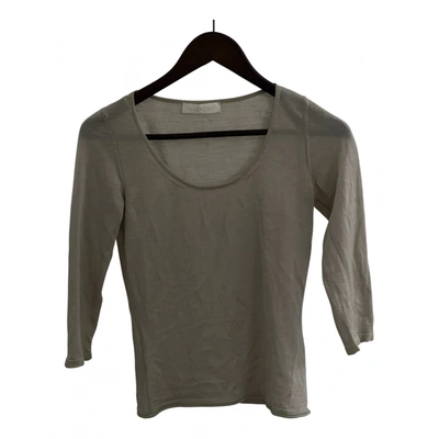 Pre-owned Valentino Wool Blouse In Beige