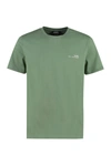 Apc Logo-embellished T-shirt In Green
