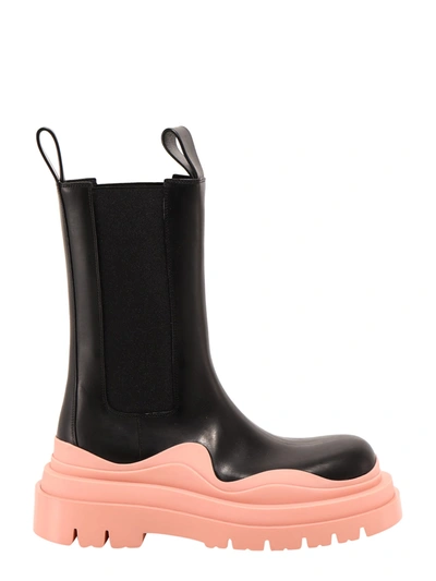 Bottega Veneta Bv Tire Boots In Pink