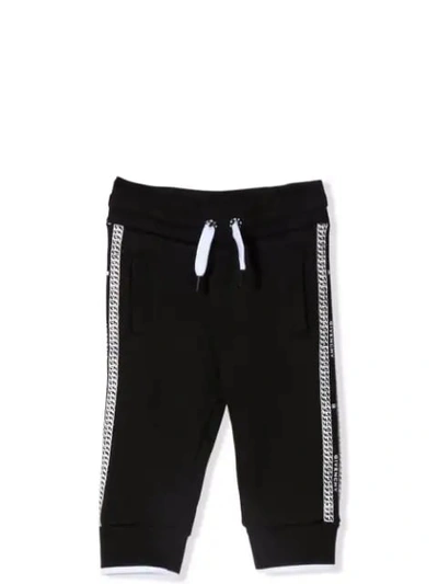 Givenchy Babies' Jogging Pants In Cotton With Logo In Black