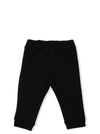 BALMAIN BLACK BABY PANTS,6P6A10 Z0002 930